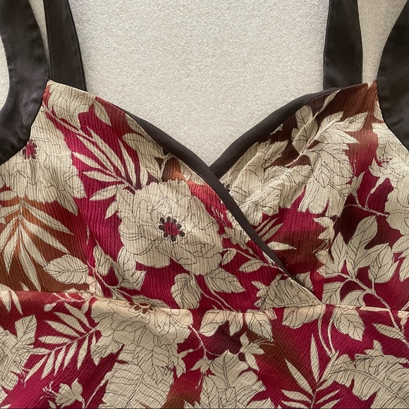 Nine West Silk Surplice Sleeveless Top 14 - Picture 2 of 10